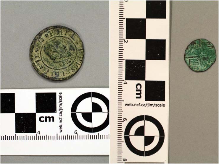 Spanish currency - Utah coin found in a Spanish coin minted 200 years before the arrival of Columbus to the New World