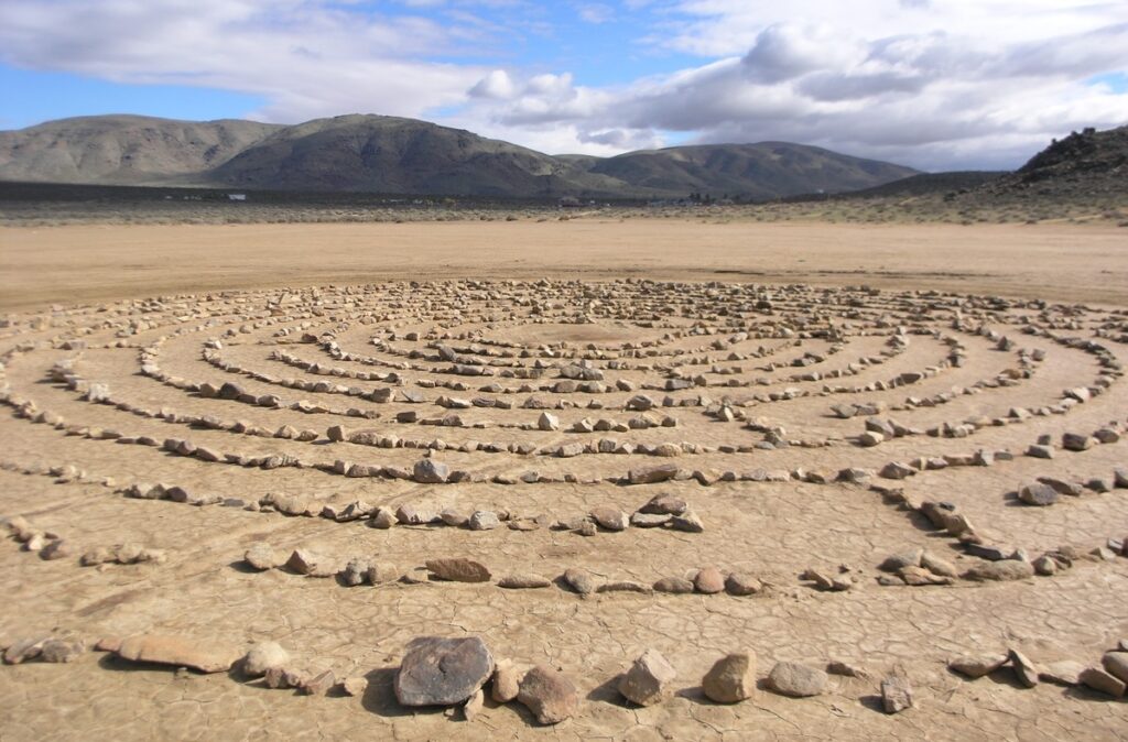 Labyrinth. Ancient Symbol Of Spiritual Development 1