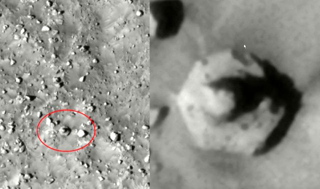 Unnatural Hexagon Structure Spotted on Mars 2