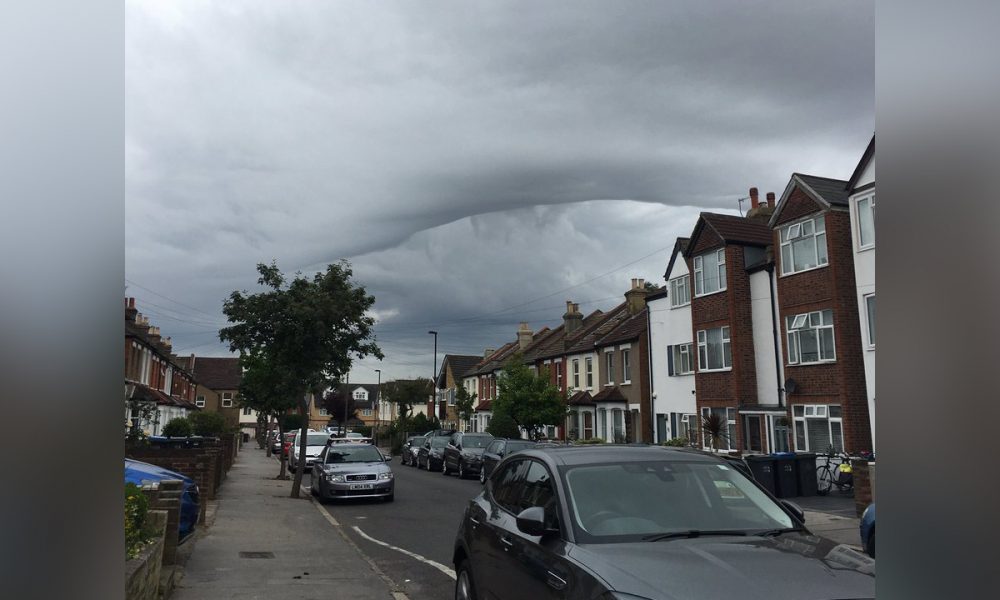 Strange "Black Hole" Wave Clouds Form Over London During Trump Visit 25