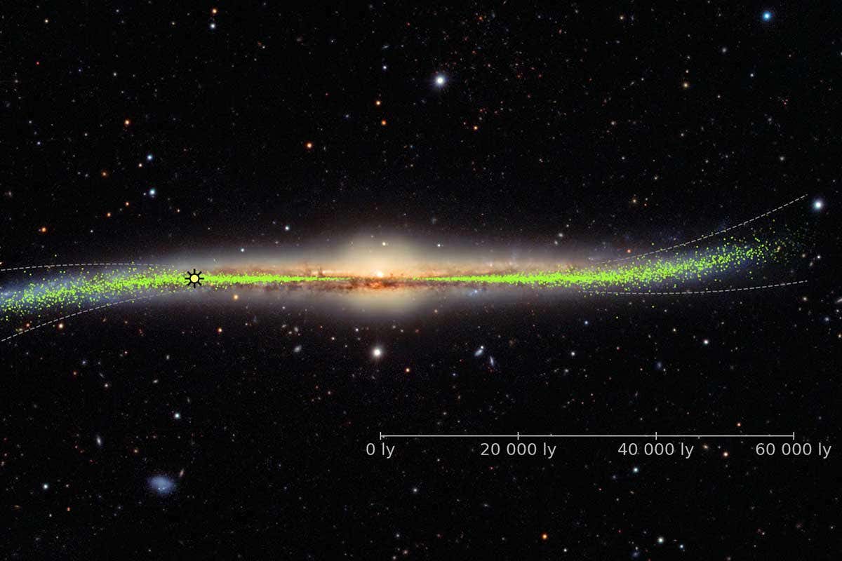 Milky Way galaxy is warped and twisted, not flat 26