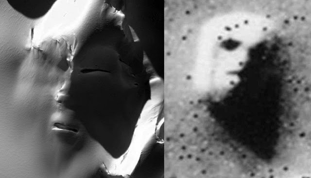 Alien face Antarctica Face on Mars