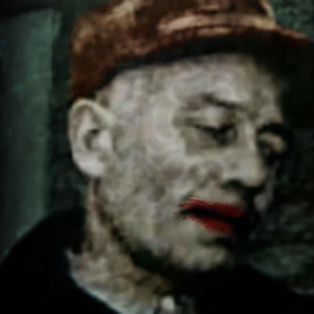 Ed Gein wearing lipstick