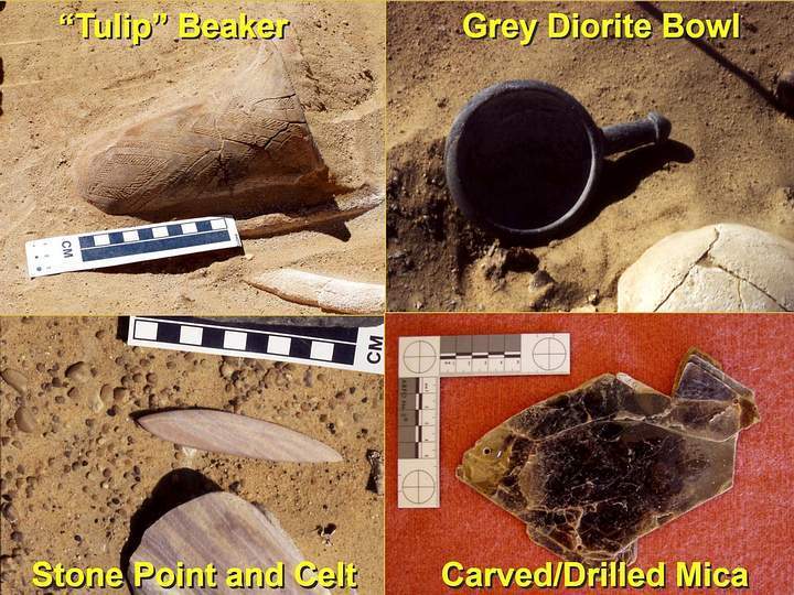 civilization prior to Pharaonic Egypt
objects found in caves