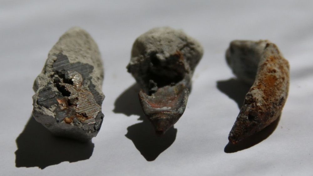 Copper bullets were discovered in limestone (age about 70 million years) 16