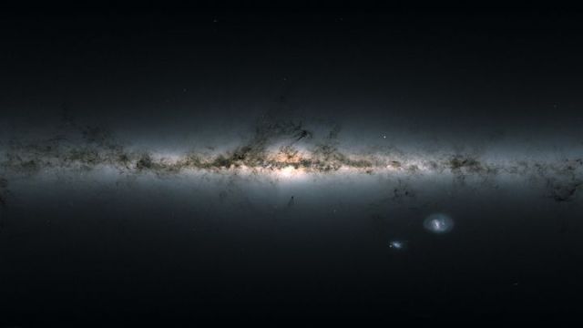 cosmic mountain range in the Milky Way