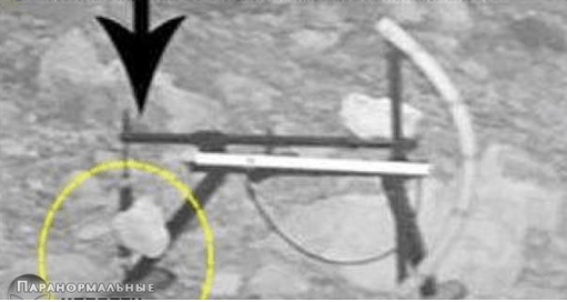 Levitating stones near the crystal mine were filmed on camera 14