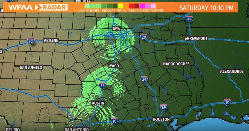 Meteorological Radars record three "Huge Anomalies" in the Texas skies 9