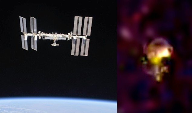 Astronauts observe several UFOs near the International Space Station 8