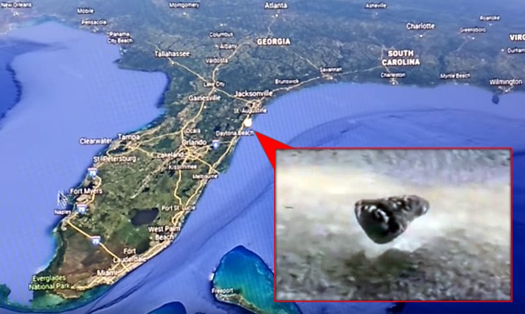 3D RADAR discovers three UFOs on the north Florida coast 1