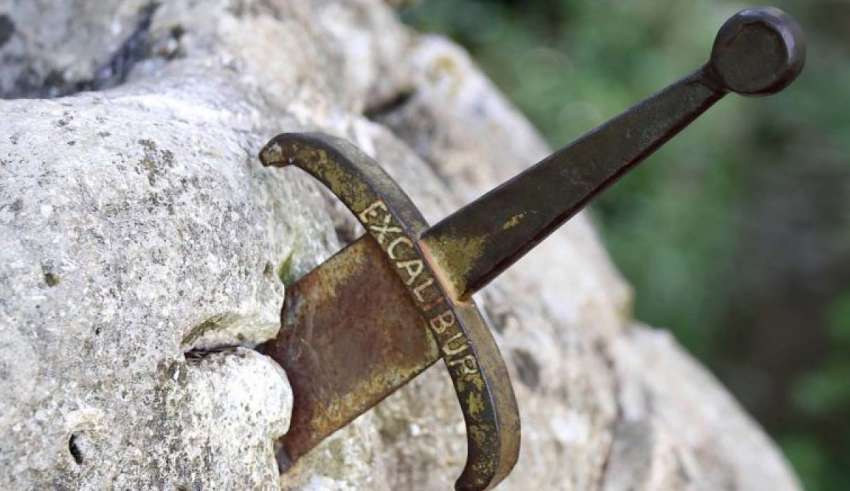Archaeologists found the true Excalibur sword stuck in a stone in a Bosnian river 9