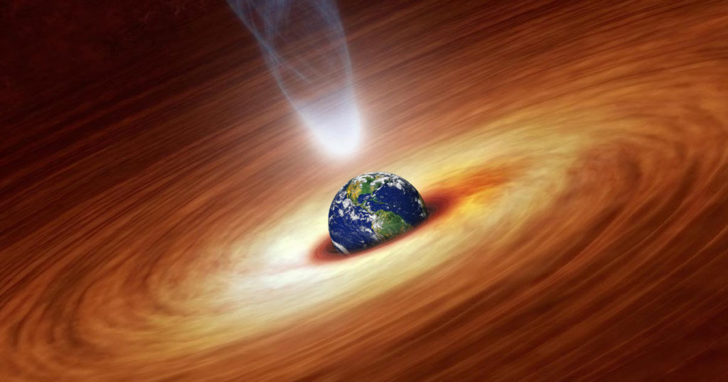 Here’s What Would Happen if Earth Collided With a Black Hole 1