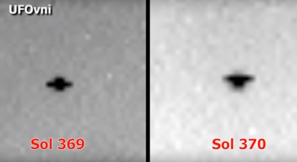 Mars, Rover Curiosity photographs UFOs in the skies of the Red Planet! 13