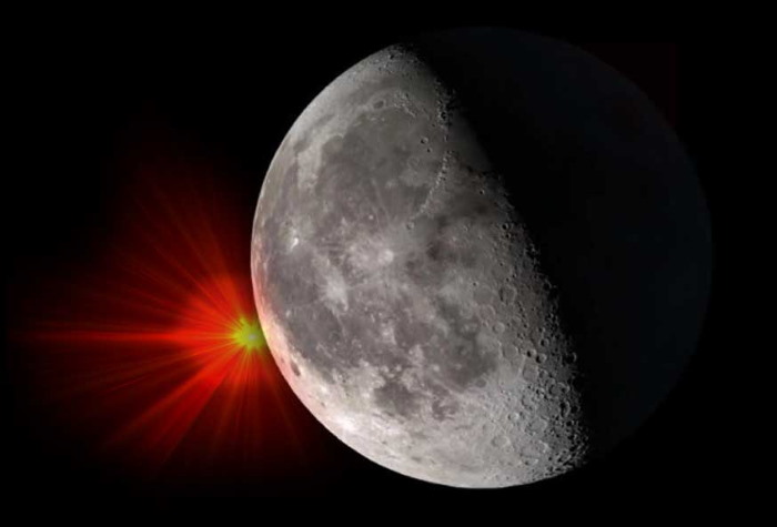 Amateur Astronomer records a mysterious explosion on the Moon 14