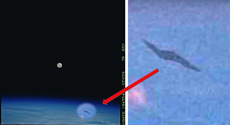 'Discovery' Space Shuttle photographed an Alien Spaceship 5