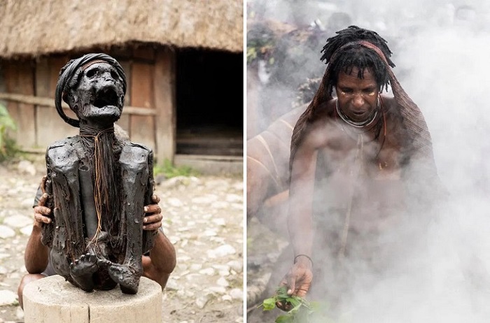 The Dani cannibal tribe and their smoky dead ancestors 23