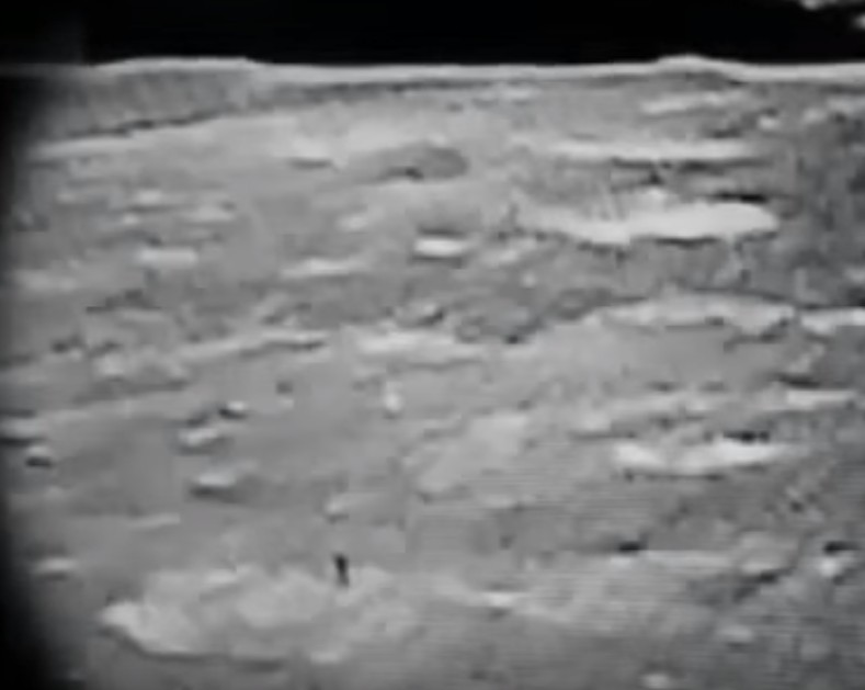 A spectacular video shows a "cylindrical object that expels a puff of smoke" on the moon 18
