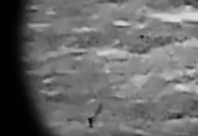 A spectacular video shows a "cylindrical object that expels a puff of smoke" on the moon 20