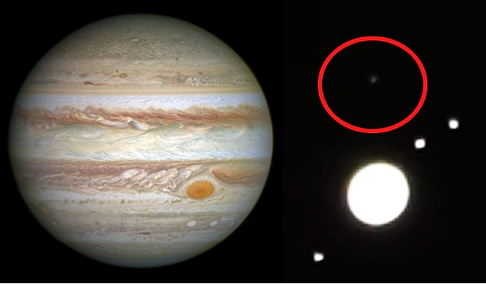 Sky watcher observes "Alien Spaceships" passing in front of planet Jupiter 18