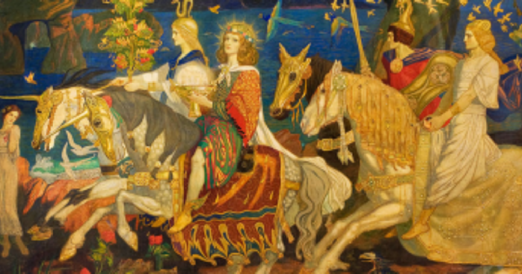 Who were the brilliant creatures known as Tuatha De Danann who once ruled Ireland? 3