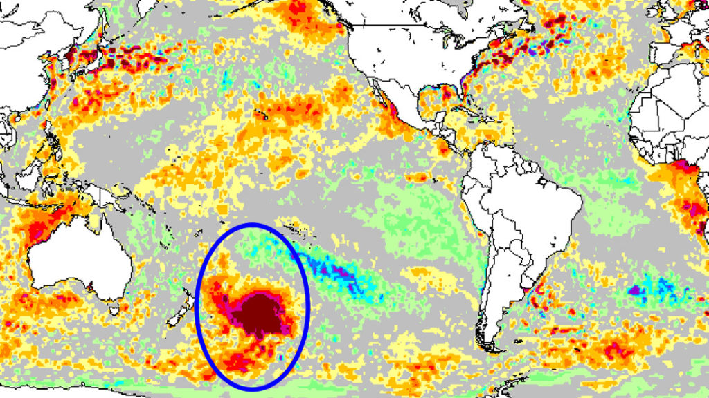 Hot water body larger than Texas is heading to South America 20