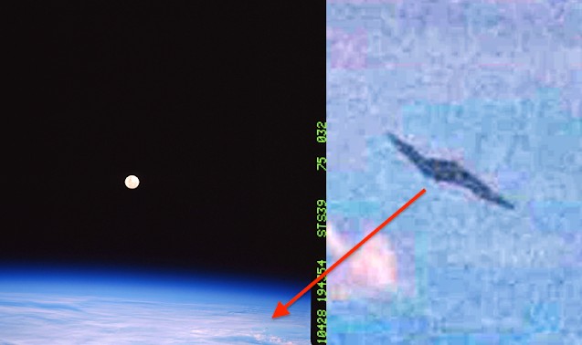 'Discovery' Space Shuttle photographed an Alien Spaceship 6