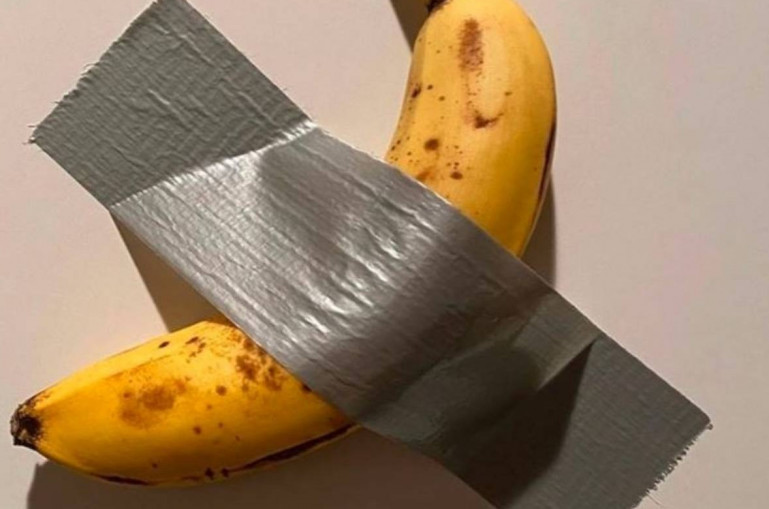 Banana duct-taped to a wall sells for $120,000 58