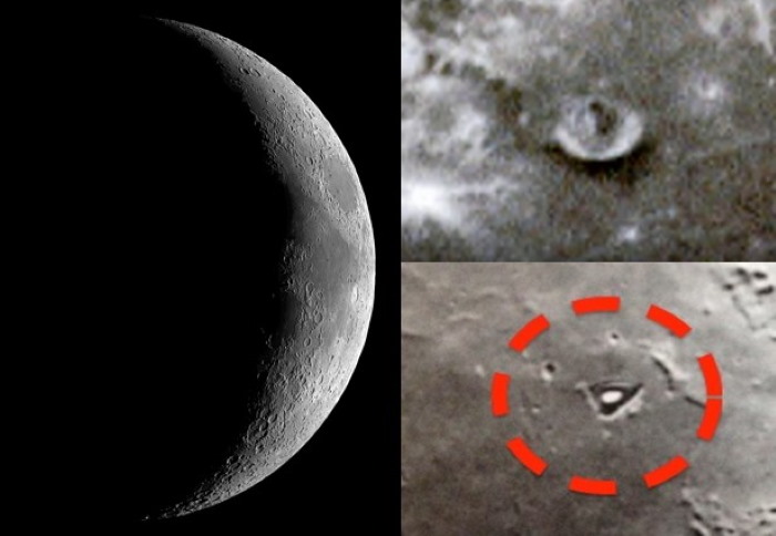 The LRO space probe photographs a "mysterious structure" on the moon 1