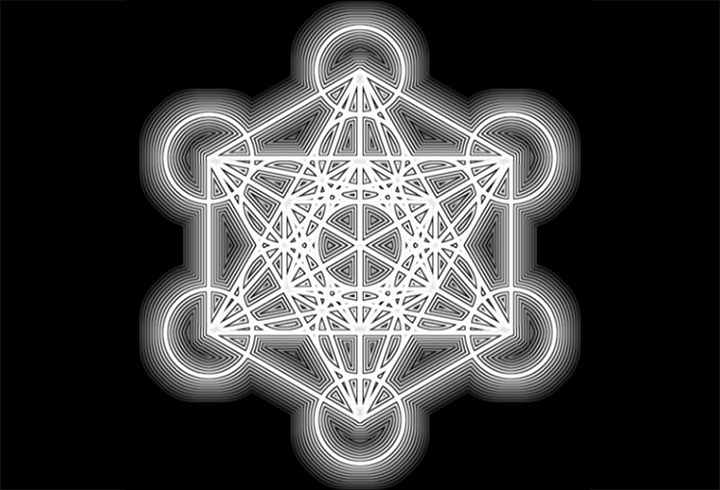 The Metatron cube: sacred glyph related to the structure of the universe 9