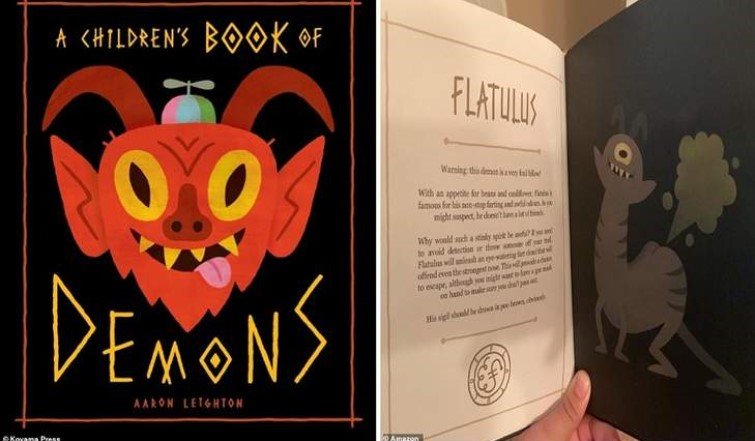 A children's book on demons with summoning instructions 48