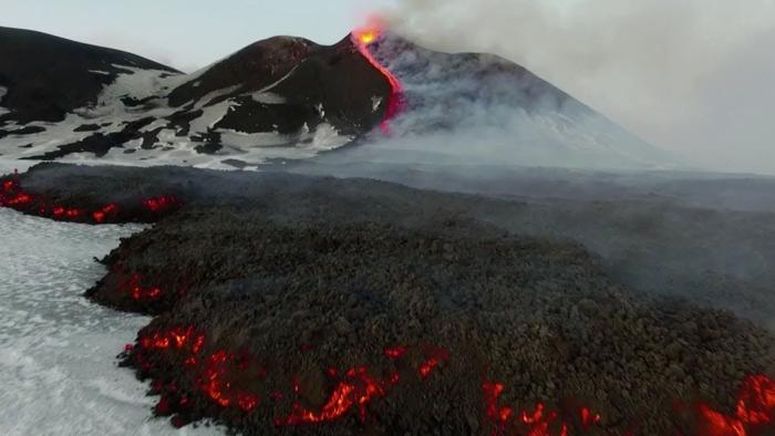 Etna volcano activity associated with the movement of the poles of the Earth 14