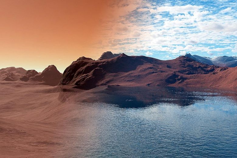 Water on Mars: a network of underground lakes found under the planet's surface 6