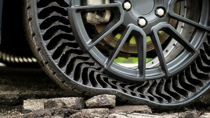 Bis 2024 bringen GM und Michelin Airless-Reifen in Pkw 4 . ein Airless-Reifen
