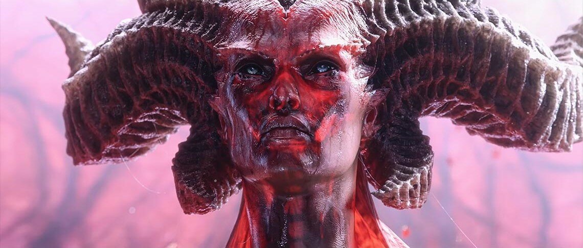 Lilith in the image of a bloody demon