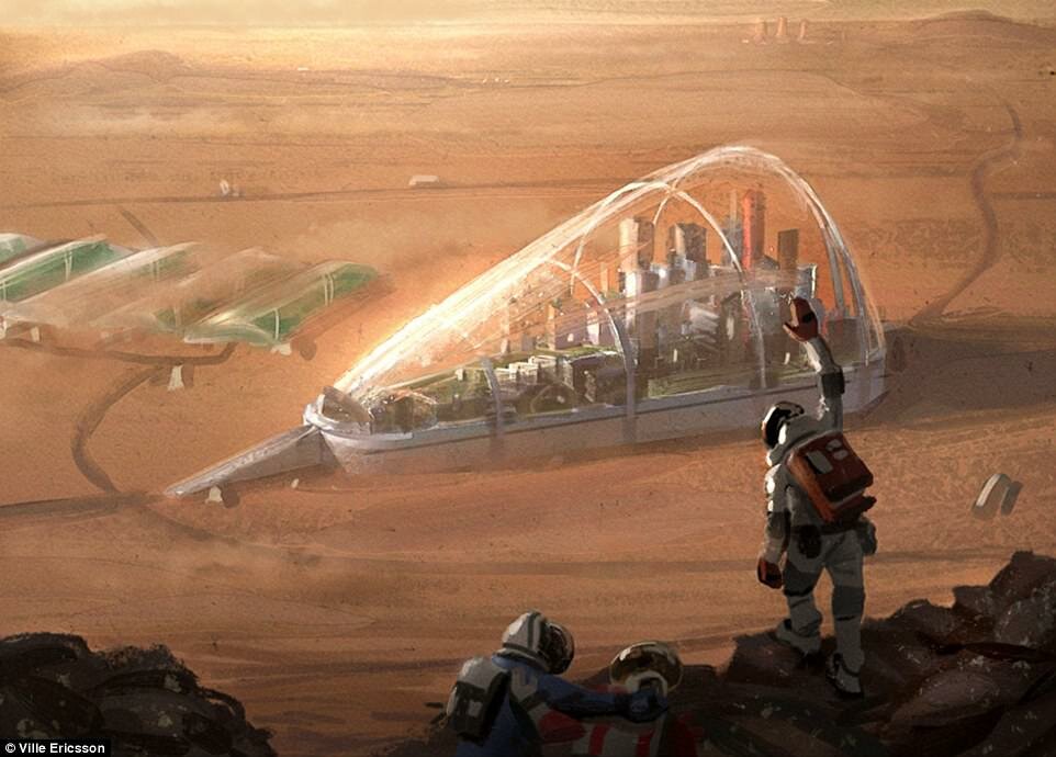 Photo: Ville Ericsson / Colonization of Mars as an artist