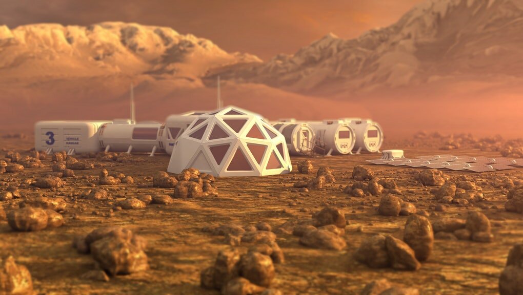 Photo: mic.com / Colonization of Mars as an artist
