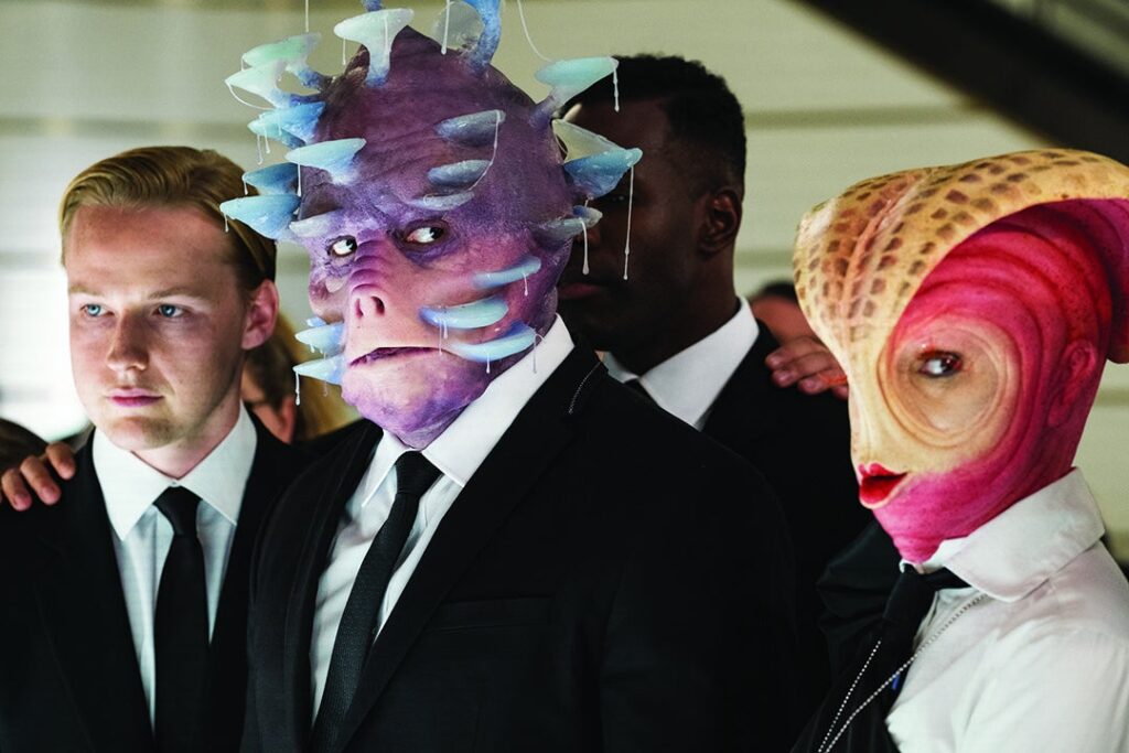 The near future under the testimony of Joseph Spencer, from "Men in Black" 7