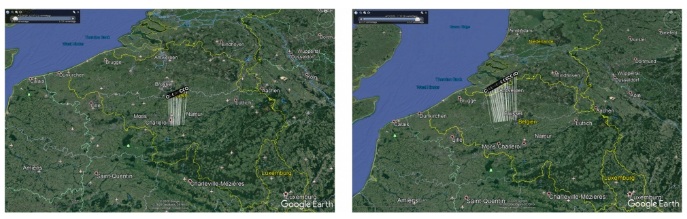 Two meteorites exploded in one hour over Belgium, another over South Germany a few hours later 2