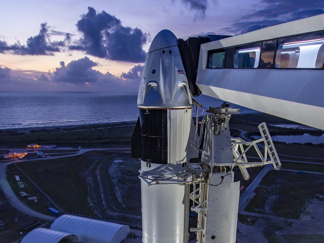 The first ever SpaceX rocket launch with crew will be shown online 25