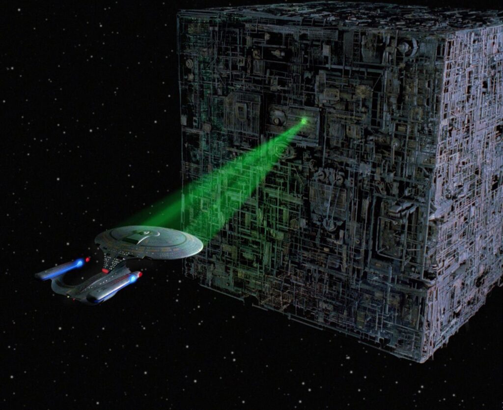 Borg Cube spotted by the Sun 15