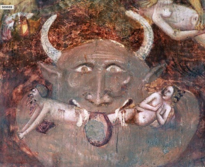 Image of the Antichrist on a 14th-century fresco - who painted it and why? 16