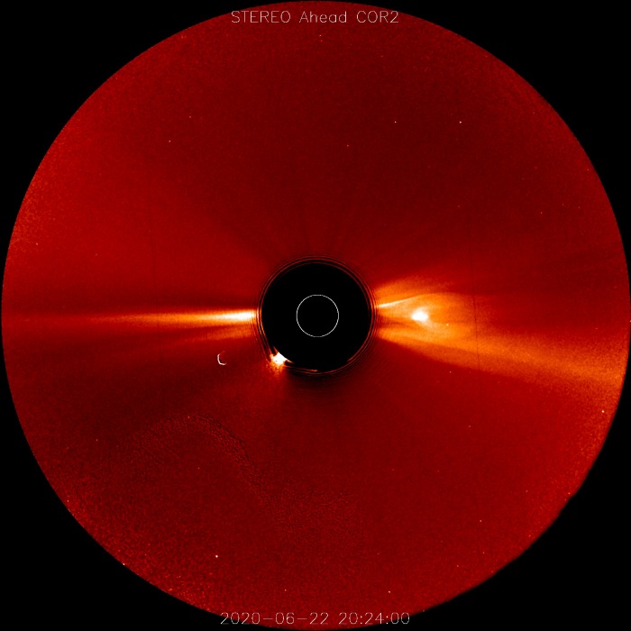 Nibiru with satellites spotted near the sun 12