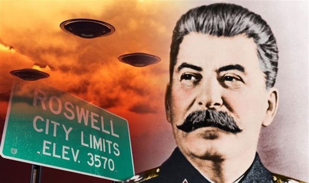 Red UFOs. Stalin suspected of alien attacks on the United States 14