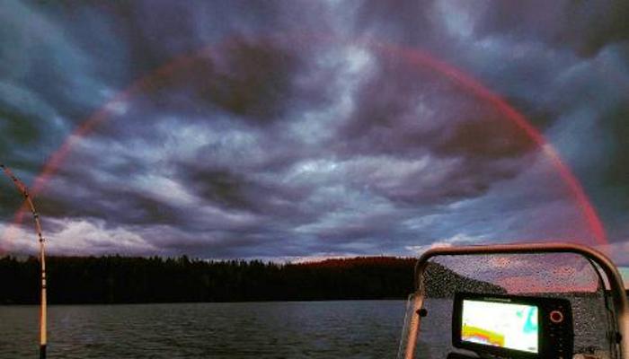 Very rare red rainbows somehow become frequent occurrence 1