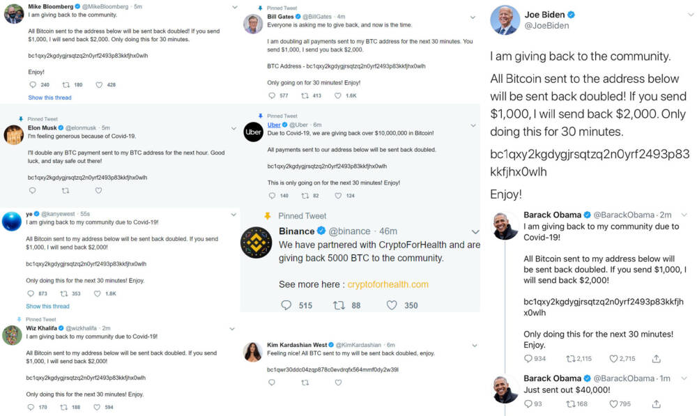 Examples of posts published by scammers / © tjournal