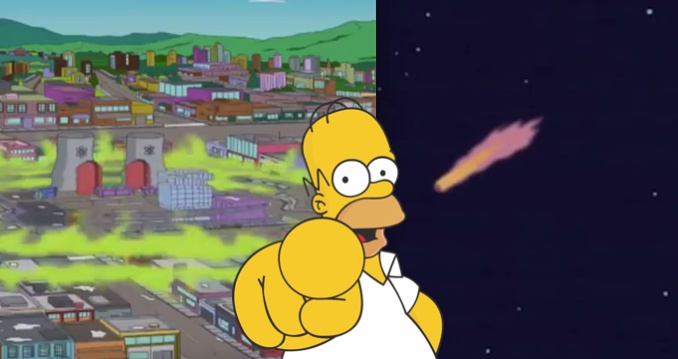 The Simpsons hint at an asteroid fall on September 24 4