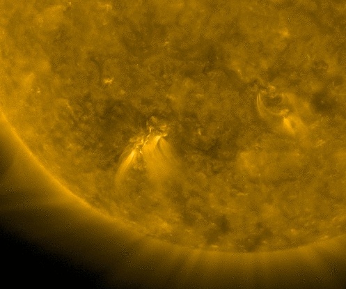 A very slow and powerful flare occurred on the Sun 7