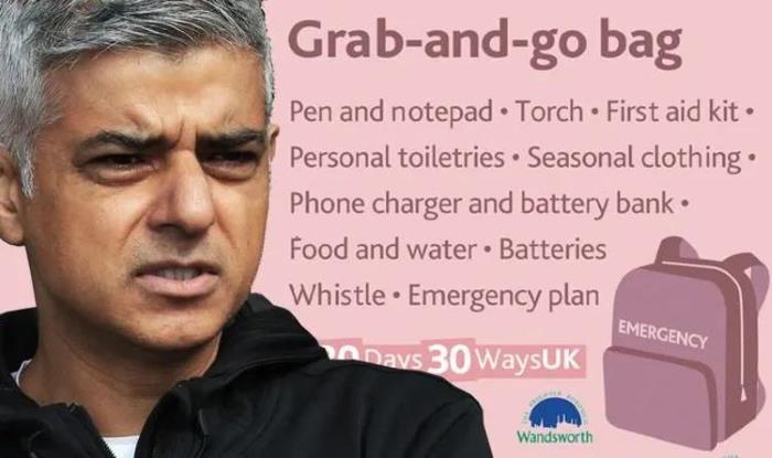 Londoners ordered to pack their emergency backpacks 10
