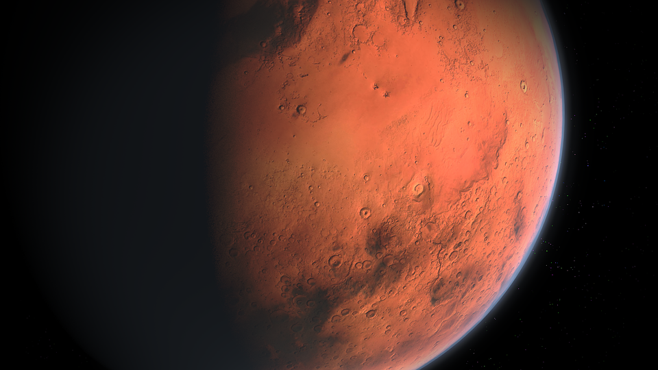 Water on Mars: a network of underground lakes found under the planet's surface 1
