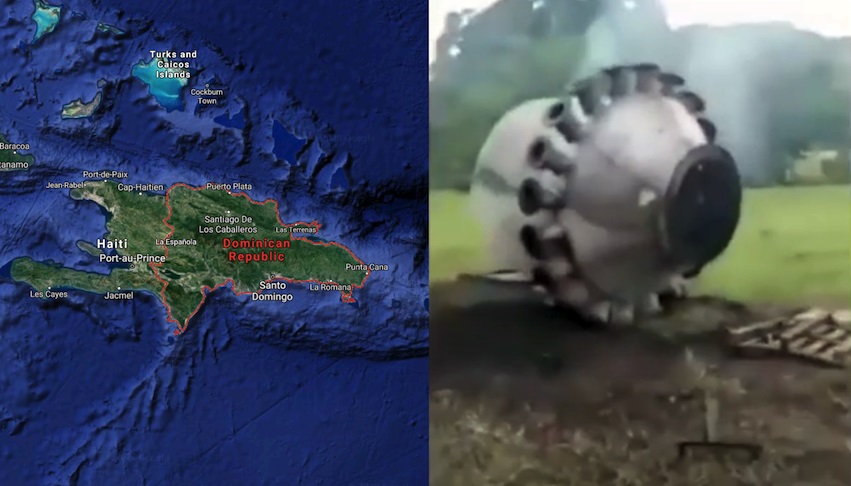 Mysterious "alien engine part" fell in the Dominican Republic 7